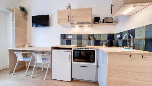 Le Refuge / pied-à-terre pragmatique - Foto 5, stove, minibar