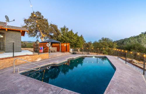 4000 SF, 20 Acre Gated Luxe Estate, Game Room, Pano View, Pool, Spa - Foto 71