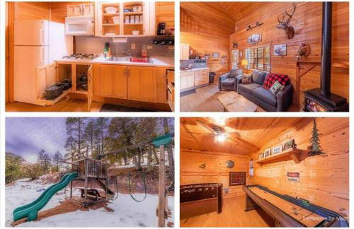 Cabin#2 Elk Hallow - Pet Friendly - Sleeps 6 - Playground & Game Room - Foto 17