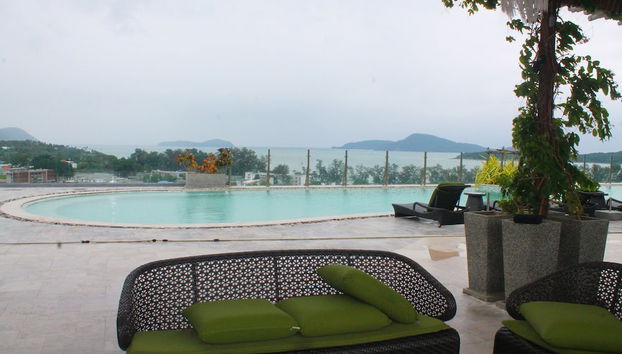 Piscina en la azotea