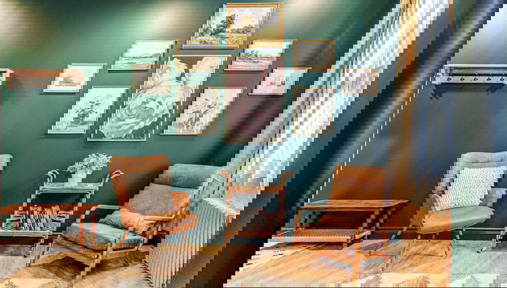 Zona de estar del vestíbulo