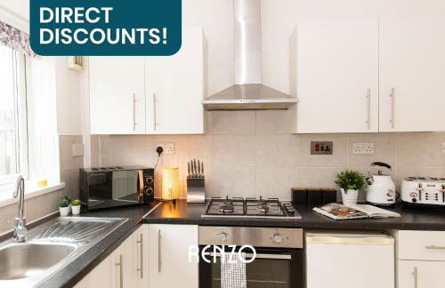 Beautiful and Modern 2-bed Home in Nottingham by Renzo, Free Wi-Fi, Ideal for Contractors - Foto 8