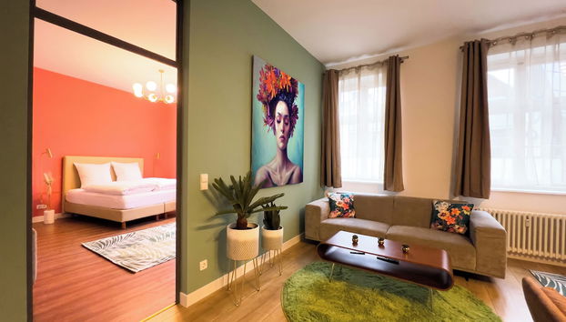 Exklusives Leipzig City Apartment Flowers - Foto 2, Imagen principal