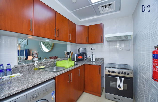 Lake View Brand New Studio in X1 Tower JLT - LND - Foto 10