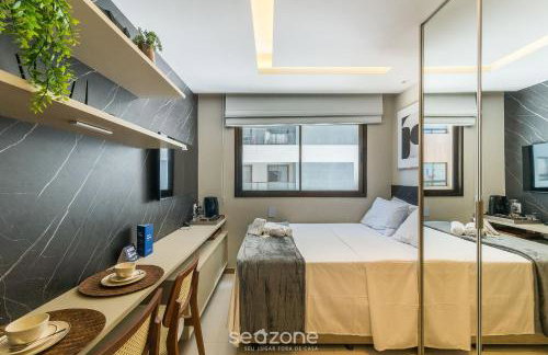 Aptos completos com lazer a poucos minutos da praia HFOs - Foto 21