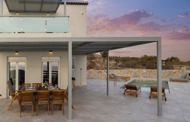 Gianna s Panoramic Seaview Twin Villas With Pools - Foto 74