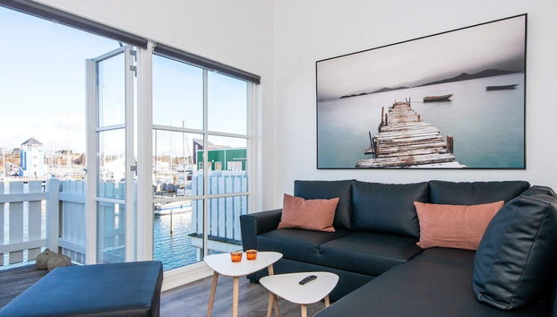 Hliday Home on a Holiday Park in Ebeltoft - Foto 5, Zona de estar