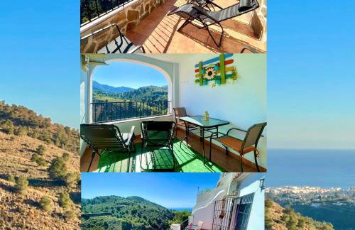 Apartamentos Axarquia , Frigiliana, terraza privada con vistas a la montaña rio y al mar - Photo 1