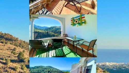 Apartamentos Axarquia , Frigiliana, terraza privada con vistas a la montaña rio y al mar - Foto 1