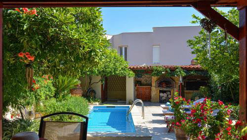 Villa Anthemida Chania - Foto 3, Garden, sunbed