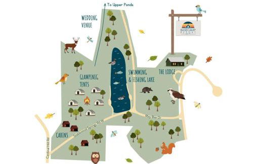 Pet-Friendly Glamping Cabin, with River Access in Ingram, Texas - Foto 27