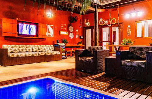 São Miguel do Gostoso RN Casa em Condomínio Piscina Churrasqueira privativas frente ao Mar - Foto 14