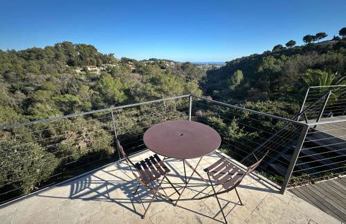 Grande Villa proche Sophia avec magnifique vue mer - Foto 26