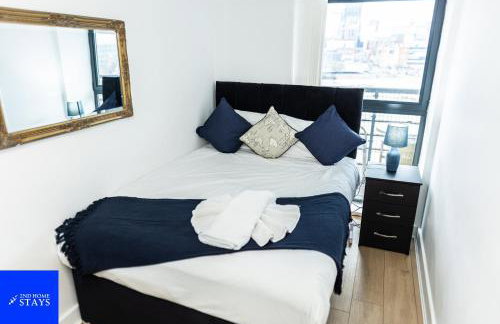 2ndHomeStays-Digbeth-B12 I Large Stylish 2-Bed Apartment I Ensuite I Sleeps 6 I Free Parking & WiFi I Perfect for Work Stays, Relocations & Holiday I Near Birmingham Project Sites & Attractions - Foto 9