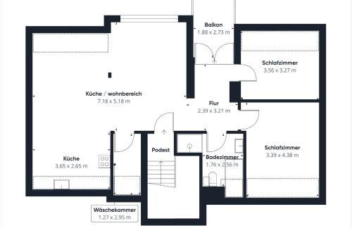 Famous 24h Check-in, 100 qm, Klima, Loggia - Foto 32