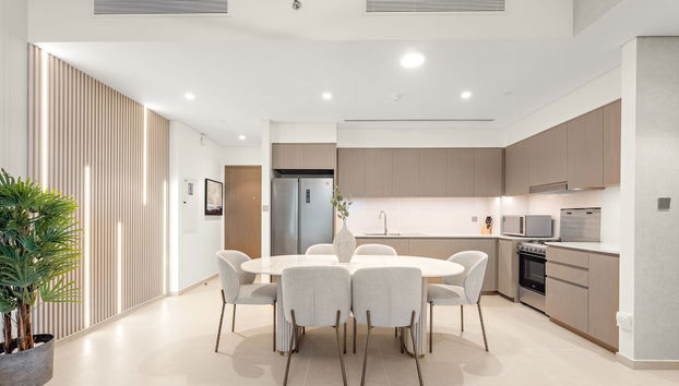 SML Vacation Homes - Sky High Apartments with Burj Khalifa and Dubai Fountain Views @ Grande Signature, Downtown Dubai - Foto 4, Habitación