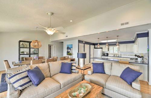 Waterfront Harkers Island Home Sunset View and Dock - Foto 6