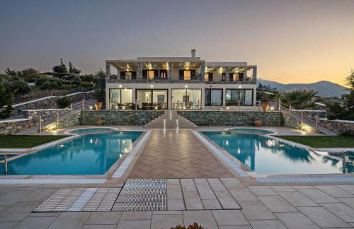 Sea Views at villa Anemomylos with Heated Pool, Ping Pong and Tennis - Foto 1