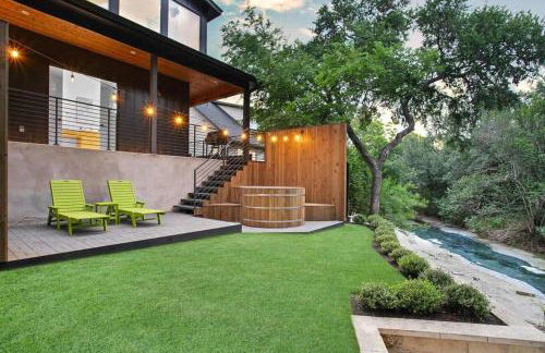 Full Duplex ATX Modern Creekside Retreat 2 Pools - Foto 24