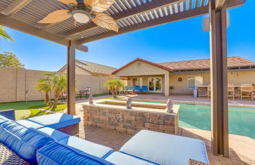 Putting Green, Pool and Spa! San Tan Valley Escape - Foto 36