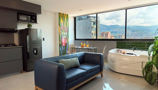 Jacuzzi Retreat Cozy Aparta-suite Rosa Negra - Foto 2, Plano