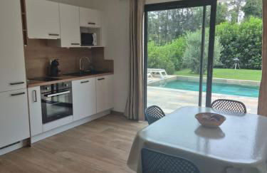Rez de villa avec piscine privée, wifi, jardin clôturé - Foto 6