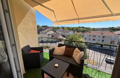 Appartement F4 meublé 75m2 trois chambres avec balcon - Foto 38