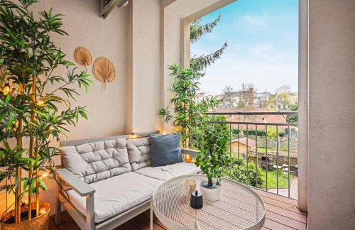 EDLER WOHNRAUM Luxuriöses Stadtstudio mit Balkon, Kaffeevollautomat & Klima - Foto 5