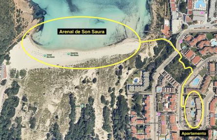 Apartamento ES VENTS a 2 minutos de la playa de Arenal de Son Saura caminando - Foto 2