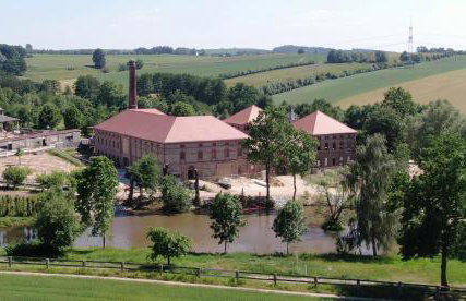 HexenburgbeiDresden Apartment mit Sonnenterrasse, Alkovenbett, Wohn- und Essbereich, Fußbodenheizung und Klimaanlage, Decke - Foto 15