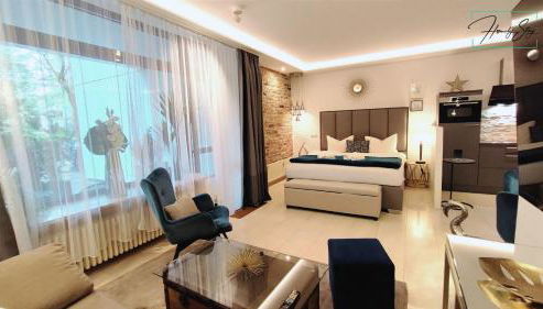 HOMELY STAY Studio P1 - Elegant Self-Check-in Studio-Apartment in Munich -with Kitchen and Washing Machine - Foto 4