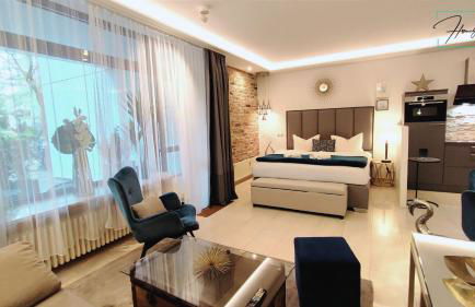 HOMELY STAY Studio P1 - Elegant Self-Check-in Studio-Apartment in Munich -with Kitchen and Washing Machine - Foto 4