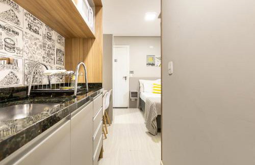 09- Studio lindamente decorado! Ideal para casal!!! - Foto 19