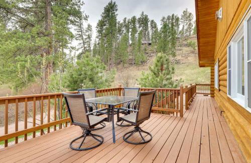 Hill City Log Cabin Along Newton Creek! - Foto 32