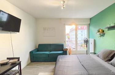 Studio Le Maréchal - Près frontière et Netflix - Foto 11