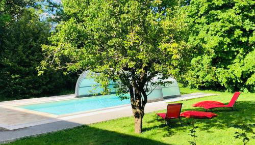 Domaine Jeanne de Laval - Photo 5, Garden, sunbed, Garden view