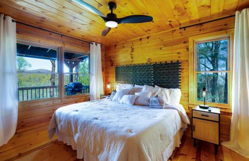 Quiet Ellijay Cabin 2 Master Ensuites, Stunning Views, Hot Tub, Dogs Welcome - Foto 8