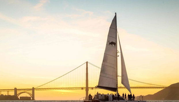 San Francisco Bay Katamaranfahrt bei Sonnenuntergang - Foto 3