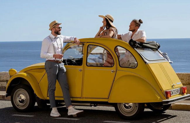 Nice to Monaco in 2CV Citroën by the coastal villages - Photo 1