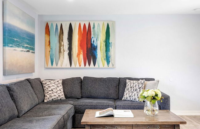 Sandy by Avantstay Oceanview, Steps to Beach Patio w/ Fire Pit + Dining Area - Foto 7