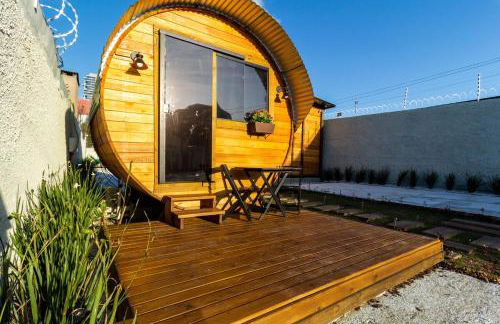 Cabana barril charmosa com hidro - Foto 13