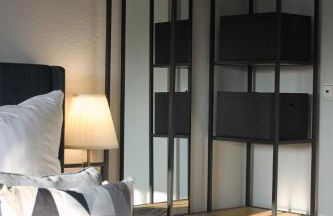 R B Apartment Hamburg Duo - perfekt für Monteure - Küchenzeile - Smart TV - Bad mit Toilette und Dusche auf dem Flur gegenüber des Zimmers zur Alleinnutzung - Foto 12