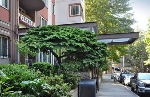 Vibrant Downtown, King Bed, Work Desk & Kitchen - Foto 37