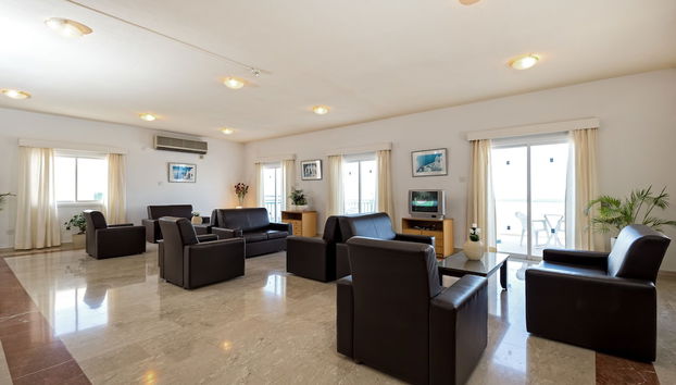 Zona de estar del vestíbulo