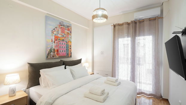 Luxury Comfort in Pagrati - 5 min to Varnava Square - Foto 3, Habitación