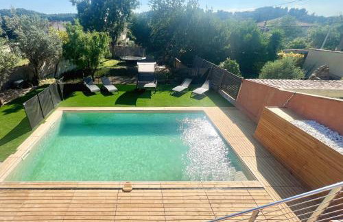 Villa Soleïa - Jardin, CLIM, 3 chambres, 8 personnes - Foto 12