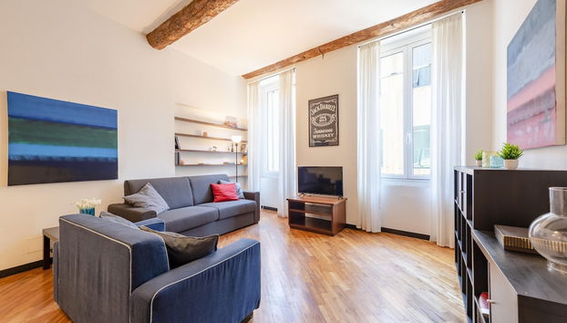 Charming Flat Next to Genoa s Aquarium - Foto 4, Habitación