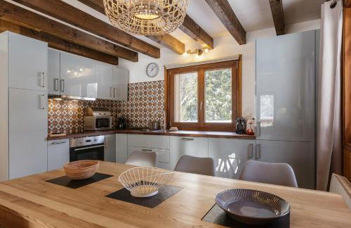 Cyclamens - Cosy Chalet 500m Flegere Cheminee Vue Garage - Foto 4