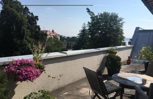 Dachterrassen Ferienwohnung mit See- u. Bergblilck - Foto 13