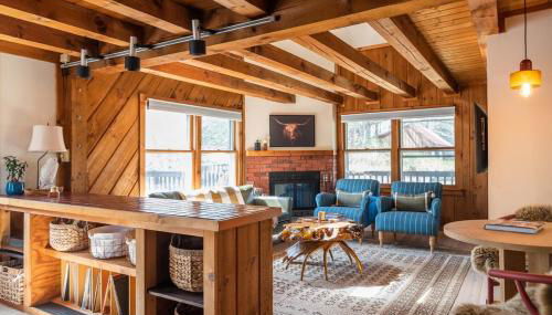 New! Designer 3BR Cabin Walk to Pond Mtn Views - Foto 5